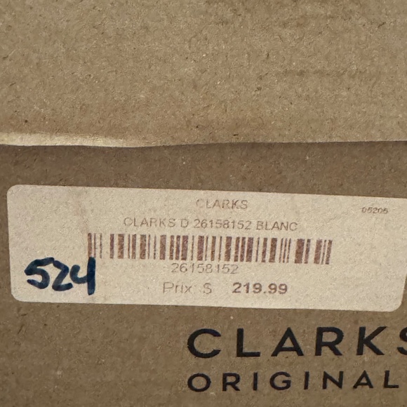 RARE - NWT Clarks Wallabee Cup White Nubuck WOMEN'S US 9 - SOLD OUT Chunky Crepe - Picture 14 of 16